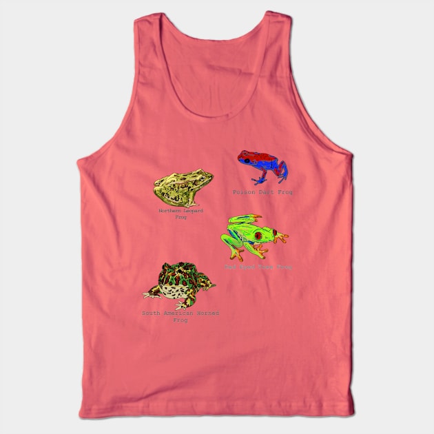 Frogs Tank Top by SchlockHorror